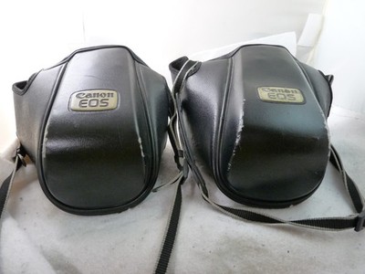 CANON EOS 650 FILM CAMERA TESTED WORKING WITH CASE AND BATTERIES.