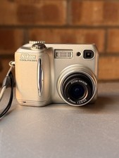 Nikon Coolpix 885 Digital Camera Silver Tested Working - Camera Only No Battery