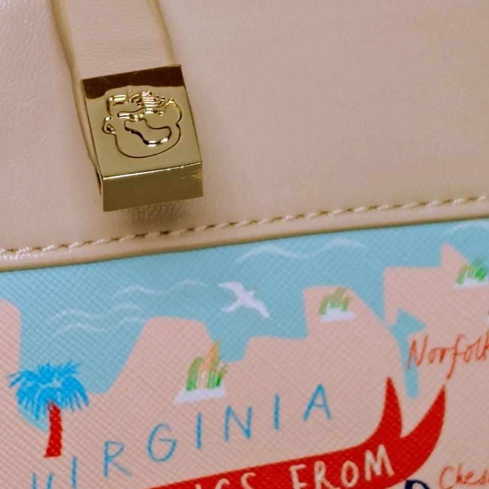 Spartina 449 Outer Banks North Carolina Crossbody Handbag Purse Daufuskie Island - Image 4 of 4