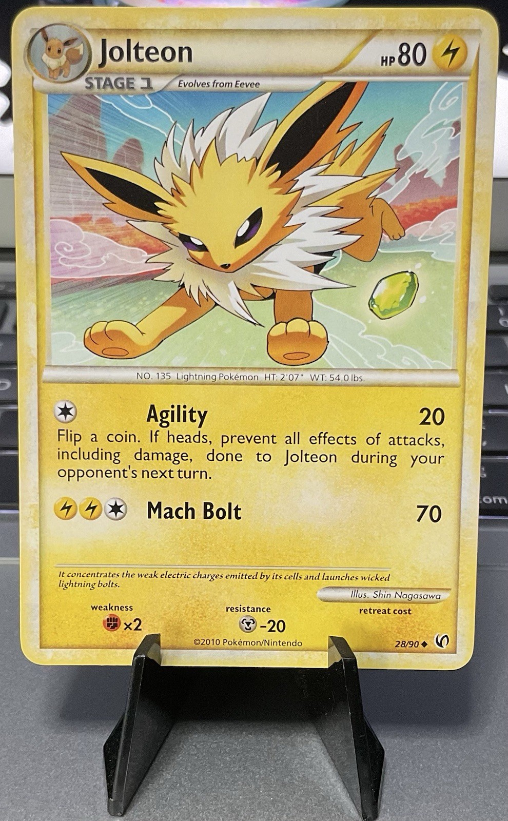 Pokemon - Jolteon - 28/90 - Undaunted - REGULAR