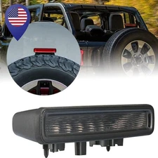 Smoked Lens LED High Mount Third Brake Rear Light For Jeep Wrangler JL 2018-2024