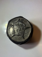 Vintage 1920s Star Durant Threaded Brass Hubcap