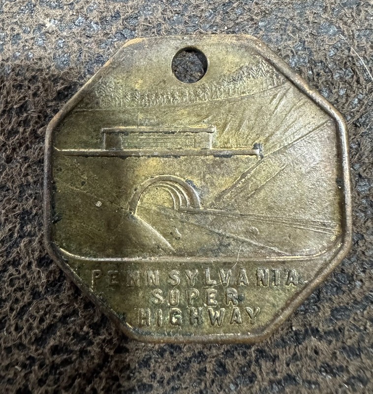 1946 Pennsylvania Super Highway Octagon Token 