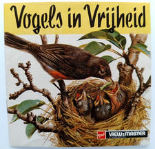 3x VIEW-MASTER 3D REEL ⭐ VOGELS in VRIJHEID ⭐ Vögel Birds Stereo Scheiben B611-N