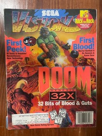 Sega Visions Magazine - October/November 1994 Edition - DOOM Cover Genesis 32X