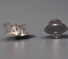 1950s Sigma Phi Epsilon Fraternity Pin Gold Lapel Hat Tie 3/8"