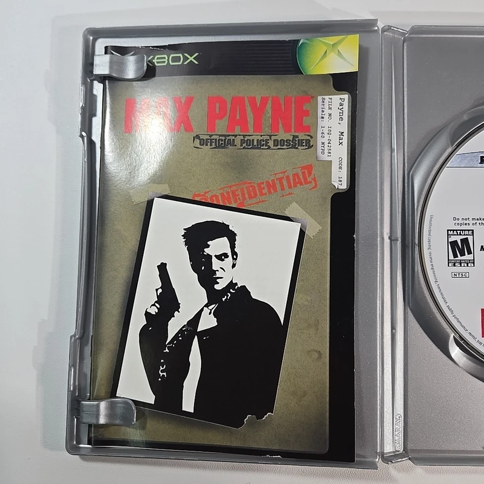 Max Payne Original Microsoft Xbox Platinum Hits CIB Complete & Tested - Image 3 of 4