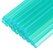 Mini Hot Glue Sticks for Glue Gun 4-inch x 0.28-inch Clear Blue 30Pcs 0.36 per stick