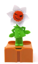 New Solar-Powered Connectables Dancing Flower Sunface White Flower