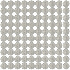 Philippines 1 Piso, 2017-2019, KM #300, Mint X 1000 PCS
