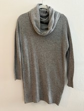 Solar Heather Grey Wool Blend Sweater Dress Size S