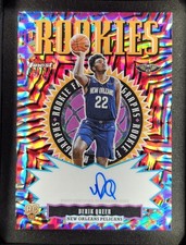 DERIK QUEEN 2025-26 Topps FINEST ROOKIES AUTO RED BLACK GEO REFRACTOR 09/10 SSP