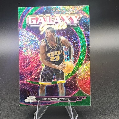 2026 TOPPS COSMIC CHROME METTA WORLD PEACE GALAXY GREATS GREEN SPACE DUST /75