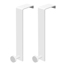 Heavy-Duty Over The Door Hooks, 2 Pack Over Door Hook fit 1-3/4" Thick Doors,...