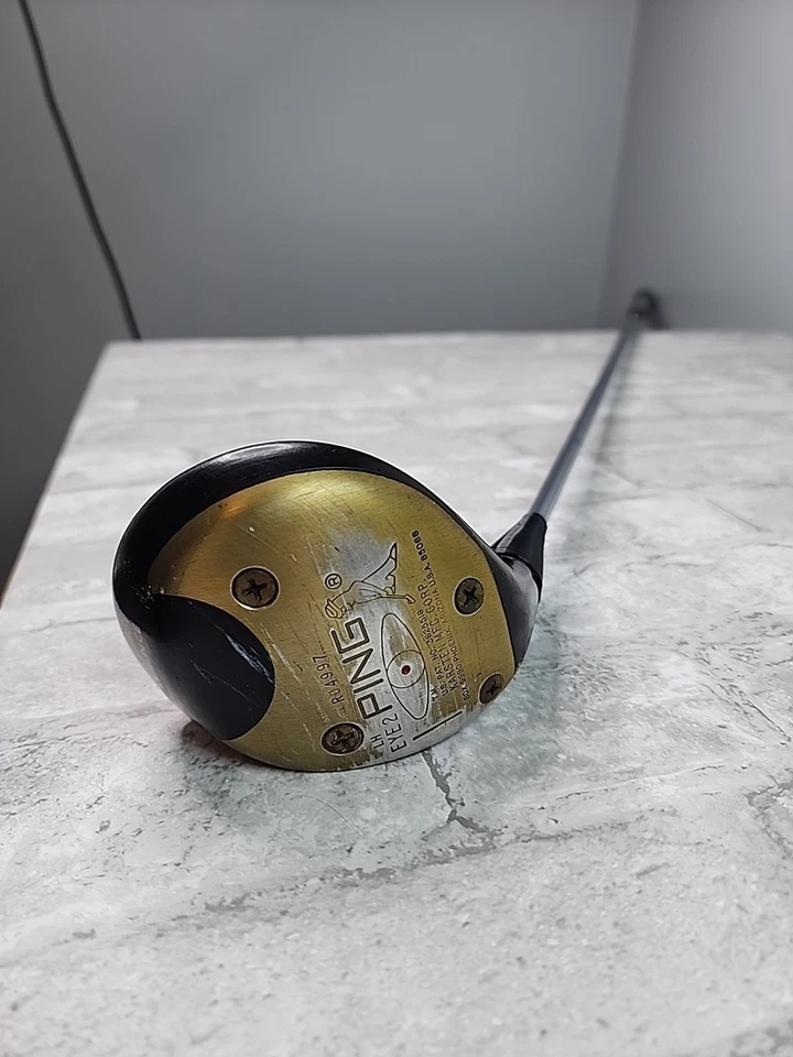 Ping EYE 2 Driver 1-Wood Red Dot Left Handed Steel ZZ-Liite Shaft Vintage - Image 3 of 4