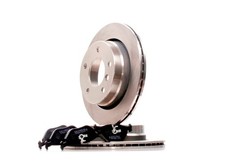 RIDEX Bremsenset Hinten Bremsscheiben Beläge für BMW 3 Limousine (E46) 3 Touring