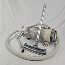 Vintage Electrolux Canister Vacuum Model R With Attachments MCM 1960's Works