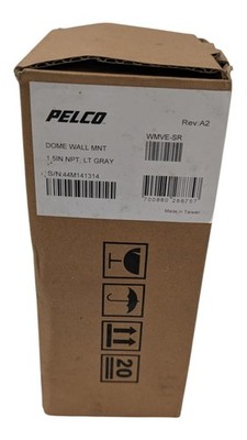 Pelco Wandmontage-Dome Für Sicherheitskamera Vandalensicher, Hellgrau WMVE-SR