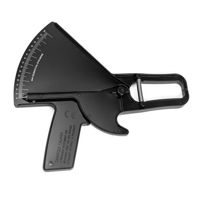 Körperfettzange, Caliper, 80 mm, 1 mm, federbelastet, ABS Körperfettmessgerät