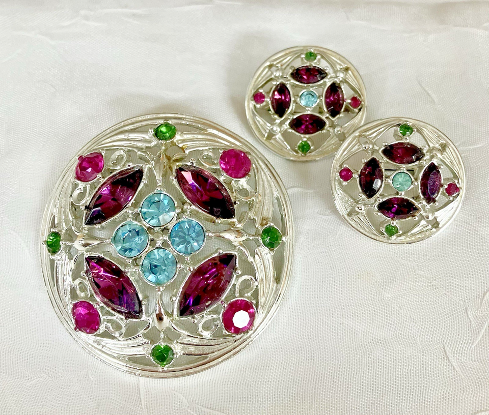 Demi-parure De Bijoux Vintage Sarah Coventry - Collection 1972
