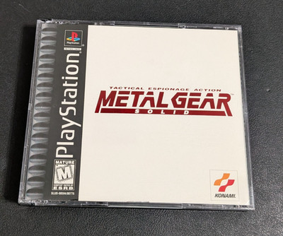PlayStation Metal Gear Solid complete CIB *tested*  PS1  Konami  MGS  PSX