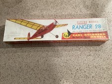 Vintage Factory Sealed Carl Goldberg Ranger 28 Kit D5 - 28” Wingspan Balsa Kit
