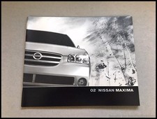2002 Nissan Maxima 36-page Original Car Sales Brochure Catalog