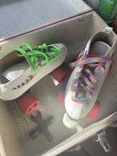 Hard Candy Quad Nitro City SP205 With Hard Pink Skate Box Size 5