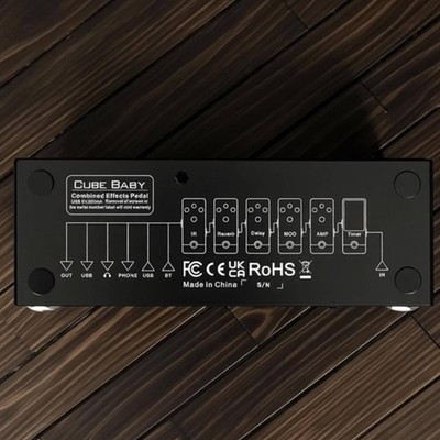 Gitarren-Multieffekt Amp-Modeling Multieffekt-Pedal Tuner-Funktion für Studio
