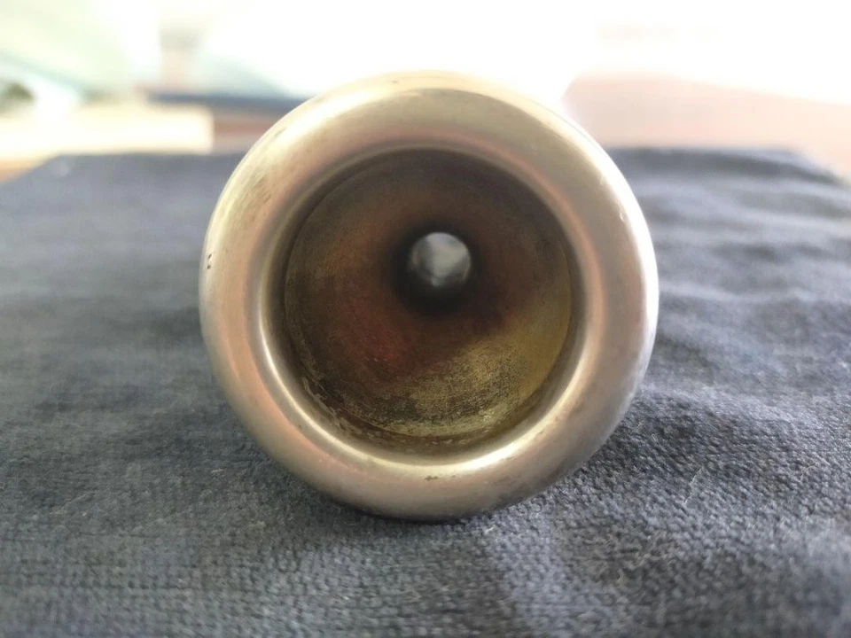 复古 GIARDINELLI 大柄低音长号吹嘴 1G 2 件套 — 第 3/4 张图片