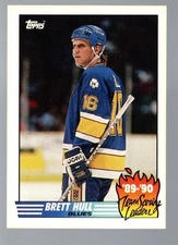 Brett Hull 1990 Topps Tiffany #2