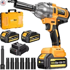 Taskstar 1/2″ Cordless Impact Wrench Brushless High Torque forMakita 18V Battery