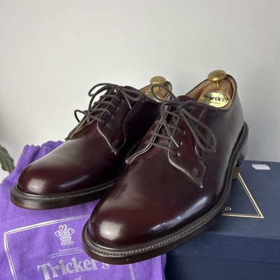 Tricker's Trickers Robert Oxlood Leder Derby Schnürschuhe NEU UK 8 US 9