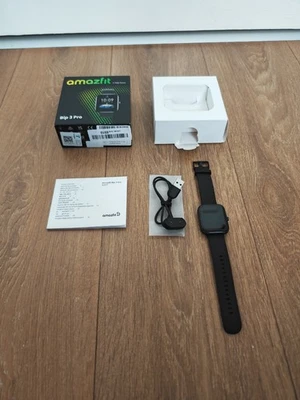 Amazfit Bip 3 Pro Smart Watch with 1.69" - Heart Rate - Sleep - Waterproof Black