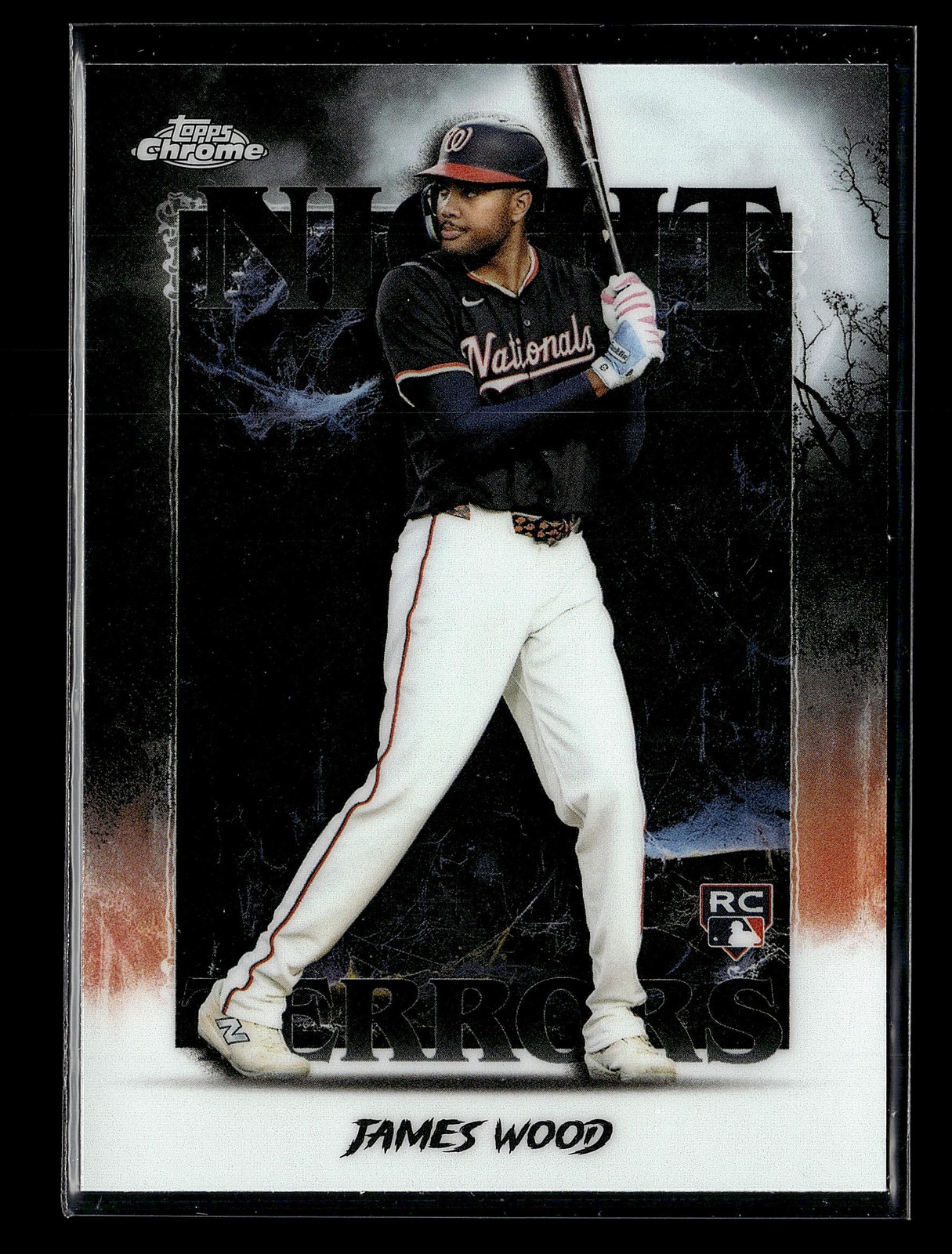2025 Topps Chrome Update James Wood Night Terrors #NT-25