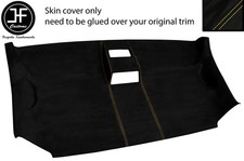 BEIGE STITCH FRONT ROOF HEADLINING LUXE SUEDE COVER FITS VW T5 CARAVELLE CAMPER