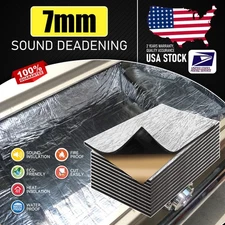 Fit For Workshop walls and ceilings Sound Deadening Heat Insulation Mat 37.5sqft