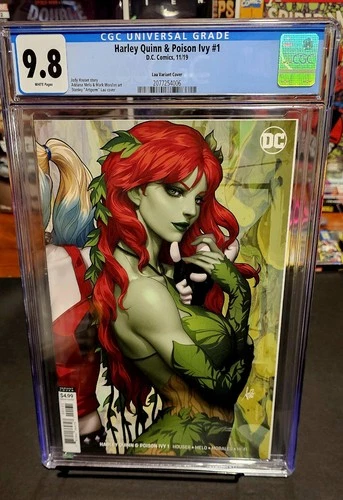 HARLEY QUINN & POISON IVY #1 CGC 9.8 GRADED 2019 ARTGERM IVY VARIANT COVER B
