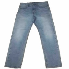 Levi  s 502 34x30 Jeans Regular Taper Fit Stretch Denim RED TAB Dungaree NWT