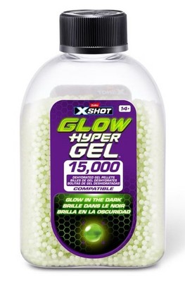 XSHOT Glow-in-the-Dark 10,000 Dehydrated Gel Pellets