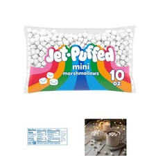 Versatile Dessert Mini Marshmallows, 10 oz Bag   Perfect Topping for Any Recipe