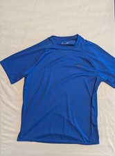 Under Armour Tech Tee Mens M Blue Relaxed Fit...