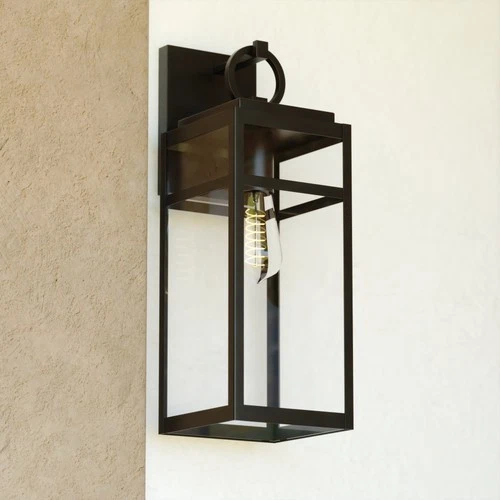 Vaxcel Lighting T0721 Hubbard 18" Tall Wall Sconce - Black - Picture 12 of 12