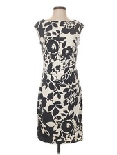 Chaps Women Gray Cocktail Dress S