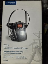 Plantronics CT14 Cordless Headset Phone Base And Headset, Open Box, Never used
