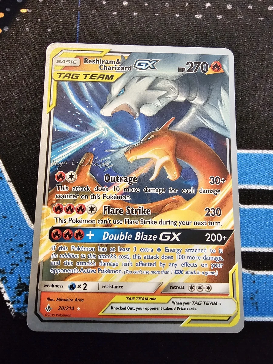 Reshiram & Charizard GX Pokémon TCG Cards for sale | eBay