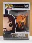SIGNED Funko Pop ! LORD OF THE RINGS - ARAGORN #531 -  COA AUTHENTICATED