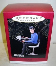  4211 NRFB Hallmark 1996 Star Trek Mr Spock Ornament