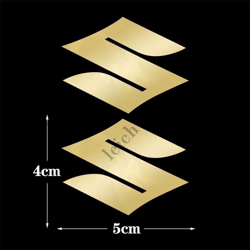 gold motorcycle fuel tank metal emblem decal bike track car sticker for