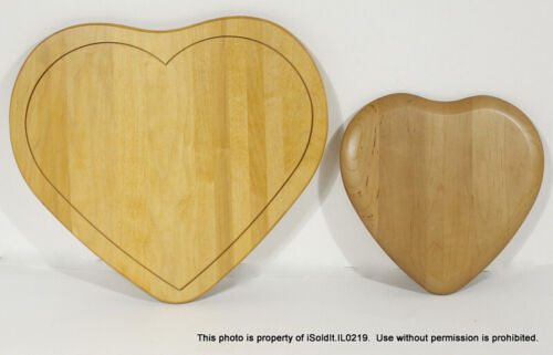 2 LONGABERGER WOODCRAFTS HEART WOOD LIDS Sweetheart Love Treasures, Sweetest - Picture 1 of 5